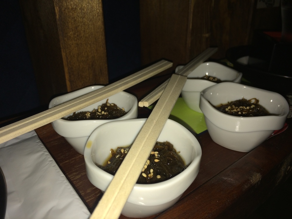 les algues qui accompagnent le sake